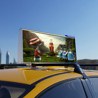 Digital che annuncia l'esposizione di LED dell'esposizione di LED del tetto del taxi SMD Front Access Taxi Top
