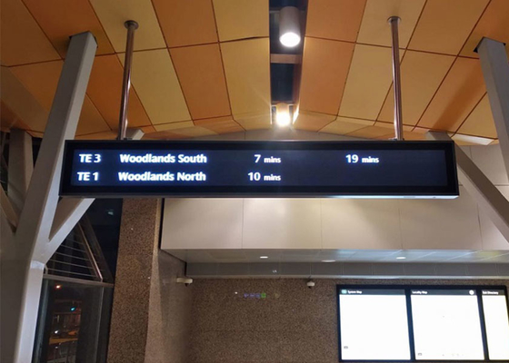 Esposizione di messaggio della matrice di P6 P8 P10 LED per la stazione della metropolitana della metropolitana del bus