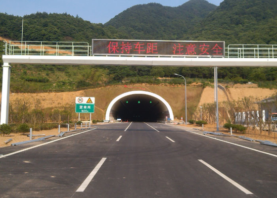Visualizzazione delle informazioni d'avvertimento del messaggio di P20 LED del tunnel variabile del segno