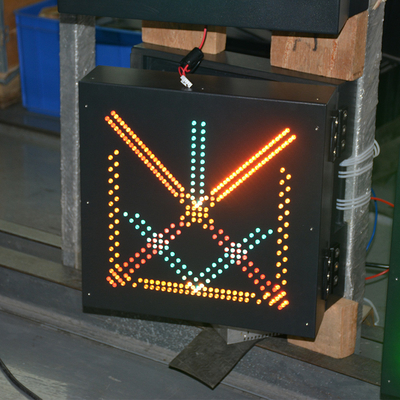 segnale della freccia di verde della croce rossa dei segni di 800*800mm LED Lane Control