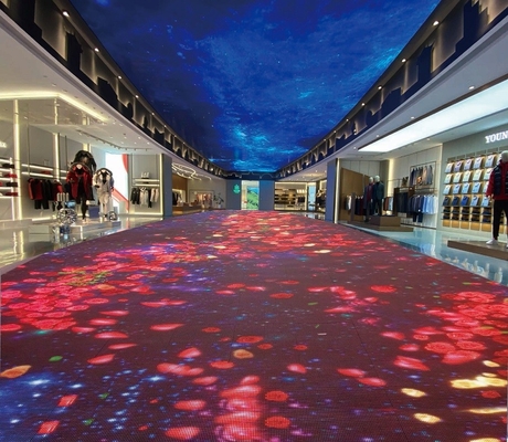Dancefloor LED dello schermo interattivo di P2.97 P3.91 P4.81 P5.2 P6.25 video