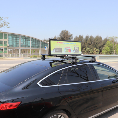Sistema nuvoloso del cartellone pubblicitario 3G 4G dell'esposizione di LED del tetto del taxi di HD SMD