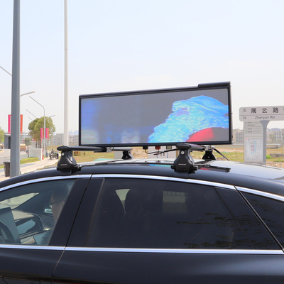 Risparmio energetico all'aperto dei cartelloni pubblicitari del tetto dell'automobile 4500nits di HD