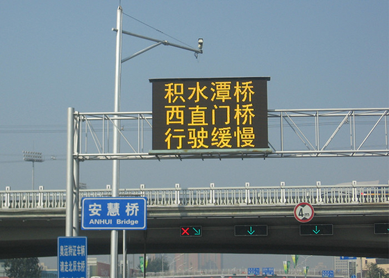 I segni di VMS dell'autostrada di colore pieno 16mm l'esposizione di messaggio di sicurezza stradale