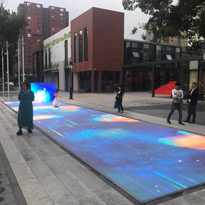 Progettazione interattiva illuminata di slittamento di HD P4.81 LED Dance Floor anti