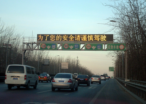 Uso del tunnel della strada principale dell'esposizione di LED di VMS di traffico di EN12966 NTCIP P20mm
