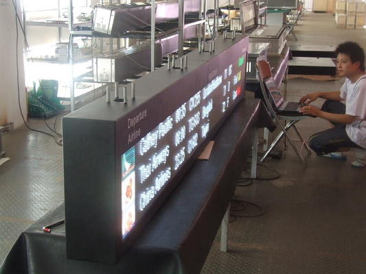 Sistema di navigazione intelligente del tabellone di volo dell'aeroporto di VMS LED