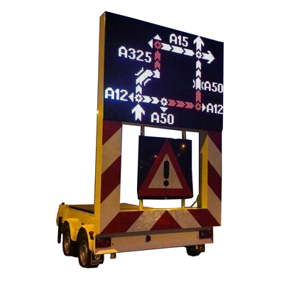Segni del rimorchio di CC 12V 24V VMS che annunciano il tabellone per le affissioni mobile del LED