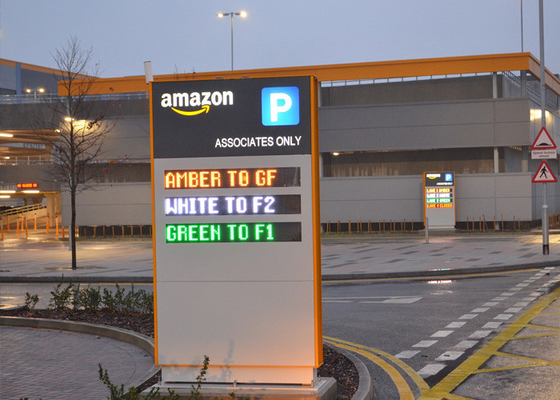 Esposizione di LED di colore pieno di alta luminosità EN12966 P12 per il parcheggio