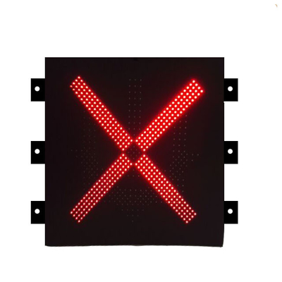 Segnale di sicurezza della freccia di verde della croce rossa dei segni di NTCIP LED Lane Control
