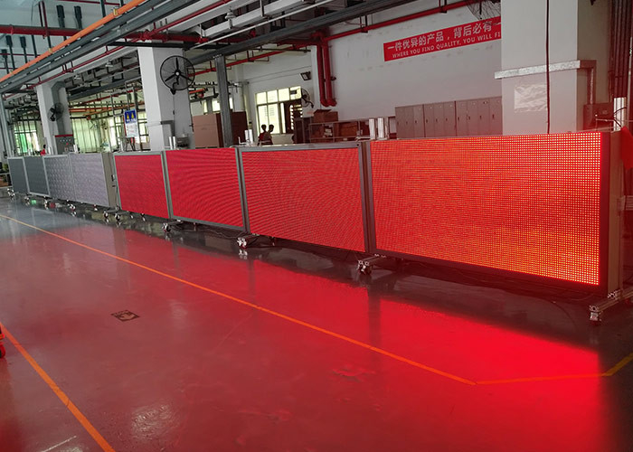 Il messaggio della matrice di traffico 3 in1 SMD LED visualizza il singolo modulo di colore rosso