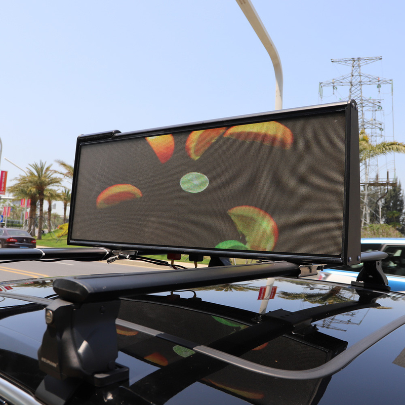 Il segno all'aperto del taxi di P2.5 P3.33 LED scherma il controllo di Wifi USB 3G 4G